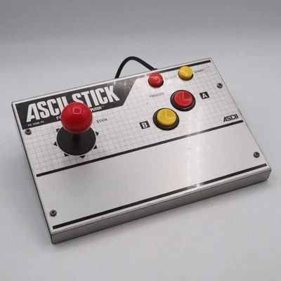 ASCII STICK Controller AS-2088-FC Tested For Nintendo Famicom FC Sliver No Box - Image 1 of 4