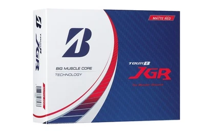 Pelotas de golf Bridgestone TOUR B JGR modelo 2023 rojo mate 1 docena 12 J3RX Japón Foto 1 de 4