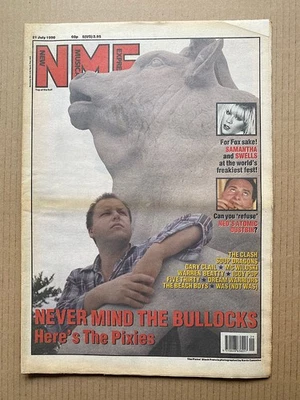 PIXIES NME MAGAZINE JULY 21 1990 - FRANK BLACK COVER WITH MORE INSIDE UK - Image 1 of 2