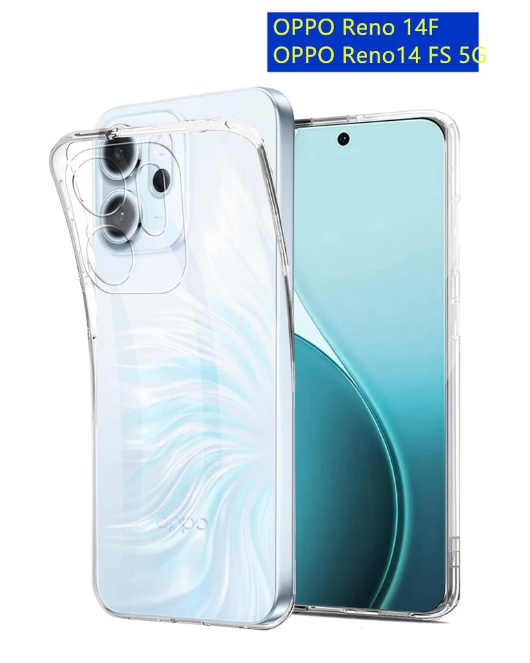 Cover Custodia Silicone TRASPARENTE  pre OPPO Reno 14F/Reno14 FS 5G - Immagine 1 di 1