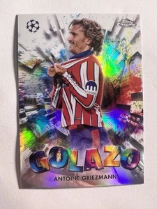2024-25 TOPPS Chrome UEFA Club Competitions Golazo GZ-17 Antoine Griezmann - Picture 1 of 2
