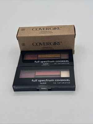 CoverGirl Full Spectrum Assorted Quad Eyeshadow Palette So Saturated Lot 2 New - Image 1 of 2