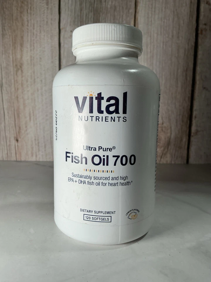 Aceite de pescado Vital Nutrients Ultra Pure® 700 | Apoya el corazón, el cerebro y las articulaciones H... Foto 1 de 4