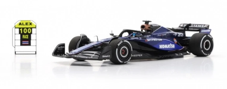 Modellino F1 Spark 1/43 Williams Racing FW46 Alex Albon #23 US GP 2024