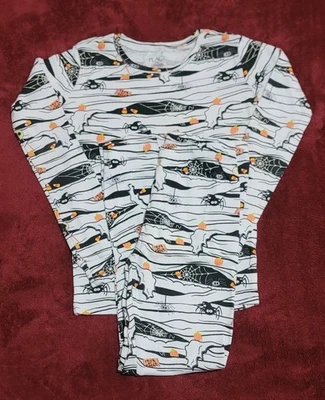 ⚡️EUC The Children’s Place Halloween Pajama Set Glow-in-the-dark Size 10 PJs - Image 1 of 4