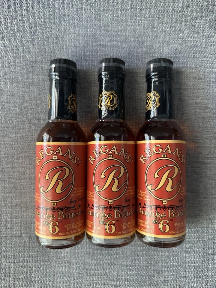 PACK 3 - Regans Angostura Orange Bitters No. 6 amargos de cóctel 5 oz - SELLADOS Foto 1 de 2