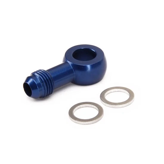 Edelbrock 640910 -6 AN Banjo Fitting, Civics sin amortiguador de presión de combustible Foto 1 de 4