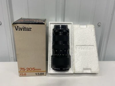 (D) #51H - Vivitar Olympus 75-205mm Zoom f3.8 1:3.8 Macro Focus - Image 1 of 4