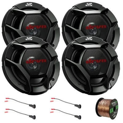 Altavoces de coche JVC 6,5" 300W (cantidad 4) con cable, 2x arnés (vehículos GM 1988-Up) Foto 1 de 4