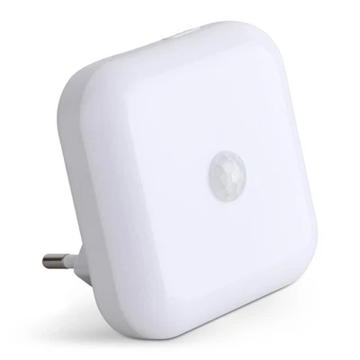 LED Nachtlicht Steckdose Steckerleuchte Licht Sensor Infrarot Nacht Lampe SEBSON - Bild 1 von 4
