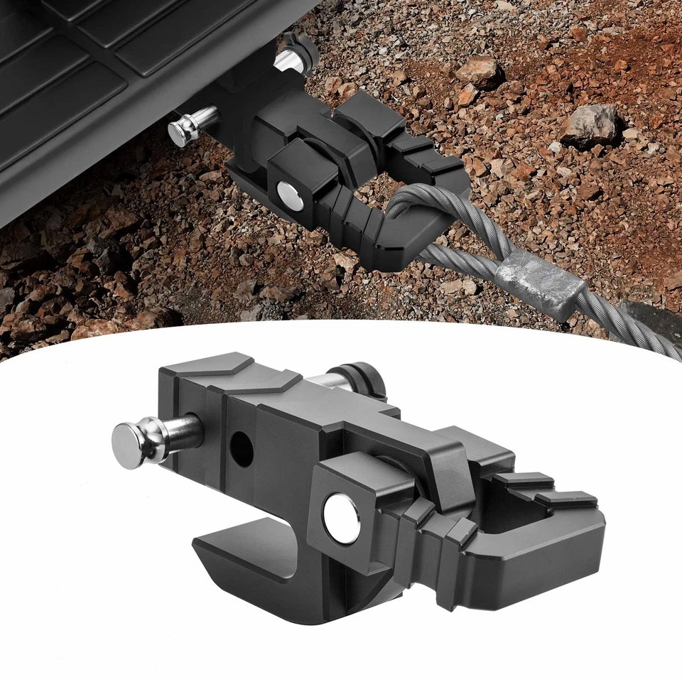 Deslizante de enganche receptor de protección contra deslizamiento de 2"" con grillete de anillo en D de 3/4" para RAV4 Tacoma Foto 1 de 4