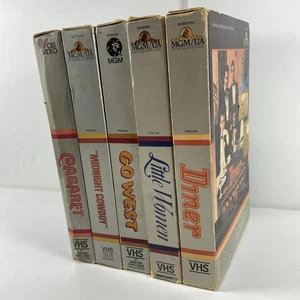 Lot of (5) MGM Book Big Box VHS No Mold - Imagen 1 de 16