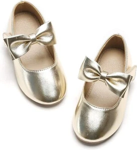 Felix & Flora Toddler Flower Girl Dress Shoes - Girl Ballet Flats Party School S - Picture 1 of 3