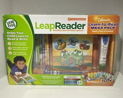 LEAP FROG LeapReader Learn to Read System 10 Book Bundle Early Reading NIB - Image 1 of 4