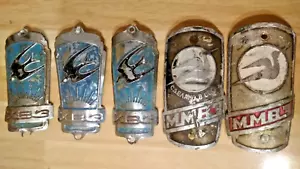 Vintage Soviet nameplate from a motorcycle and a bicycle. Original. 1960-70 - Picture 1 of 12