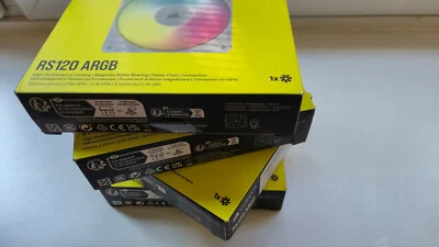 Corsair RS120 ARGB Lüfter weiß 3 Stk. Set - Bild 1 von 4