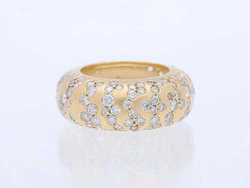 Wert 16.000 EUR Sternhimmel Ring 5,32 Karat Brillanten 585 Gold 12,17 Gramm neu