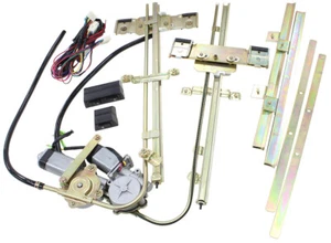 Electric Power Window Kit with Switches & Wiring (Suits 2 Doors with Flat Glass) - Bild 1 von 3