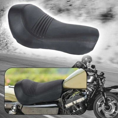 Passenger Driver Two-Up Seat For Harley Sportster Iron 883 XL883N 1200 2016-2019 Foto 1 de 4