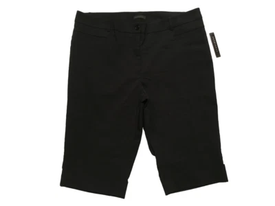 Pantalones Cortos Courtenay 35709-05 Para Mujer Negros Elastizados Bermudas Bolsillo Puños Talla 18W Foto 1 de 4