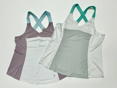 LIJA athleisure tank tops (x2) - women's athletic tank tops - Large - Image 1 of 4