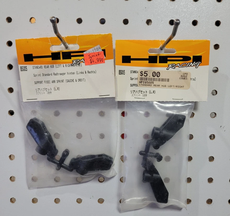 LOT OF 2 ~ HPI Racing Sprint ~ 85005 Standard Rear Hub Set (Left & Right) - Image 1 of 1