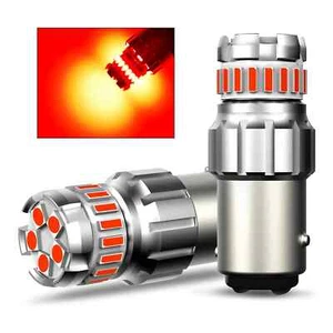 P21/5W 1157 Red 23SMD BAY15D LED Brake Stop Tail CANBUS Light Bulb Globe - Picture 1 of 11