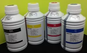 4 x 250ml Refill Bulk Dye Ink compatible for HP Canon Dell Brother Epson 1000ml - Picture 1 of 1