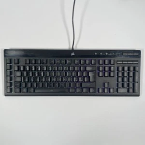 Corsair K55 RGB Gaming Keyboard IP42 Dust and Water Resistance – 6 Programmable - Foto 1 di 6