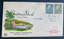 1958 Christmas Island First Day Airmail Cover Australian Administration Issue B