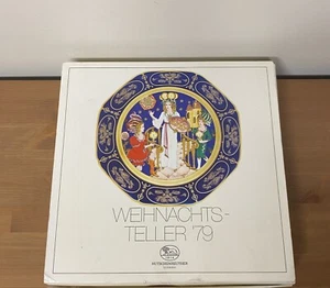 Plato de Navidad Hutschenreuther Christmas Plate 1979 12’’ - Imagen 1 de 5