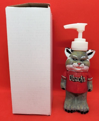 RARE NEW Diamondbacks Mascot Baxter Soap Dispenser - Dbacks 2012 SGA - Kids Only Cover