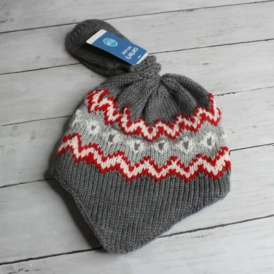 Carter's Baby Boy's Sweater Knit Hat Mitten Set Size 12-24 Months Winter - Image 1 of 4