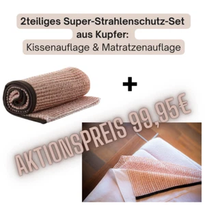 Strahlenschutz-Set | Kupfer-Set | Bett- und Kissenauflage - Bild 1 von 5