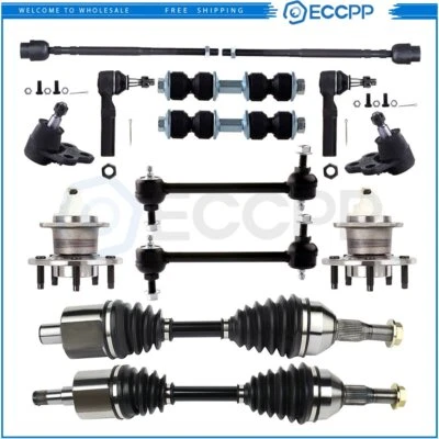 Extremo de varilla de amarre delantero con cojinete de cubo de rueda eje CV para Buick Regal 1998-2004 Foto 1 de 4