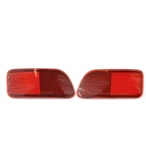 Rear Bumper Red Reflector Marker Light Lens Pair 2002-2009 Chevrolet Trailblazer - Picture 1 of 5