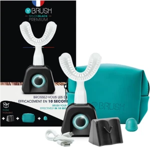 - Electric Toothbrush - Y-Shaped Brush - 3 Months Battery Life - Nylonblack Prem - Picture 1 of 9