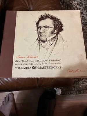 Vintage Vinyl Franz Schubert Symphony No. 8 In B Minor Leopold Stokowski X3 - Image 1 of 4