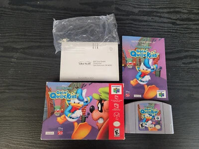 Donald Duck Going Quackers Nintendo 64 N64 Complete In Box CIB Great Shape Reg - Image 1 of 4