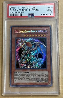 Chaos Emperor Dragon - Envoy Of The End Yu-Gi-Oh PSA 9 Invasion of Chaos Reprint - Image 1 of 2