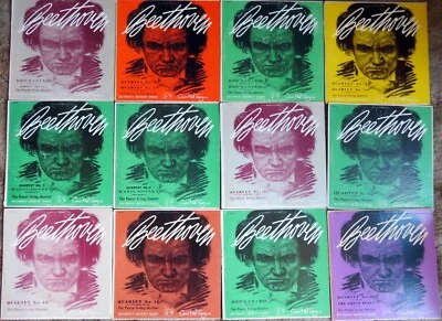 BEETHOVEN - Quartets - Set of Twelve (12) Vinyl LPs from Concert Hall Society - Image 1 of 4
