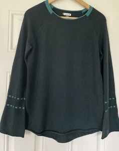 Smartwool Sweater Pullover Long Sleeve Women’s Sz Small Wool Blend Green - Picture 1 of 12