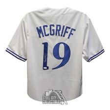 Fred McGriff Autographed Toronto Custom White Baseball Jersey - JSA