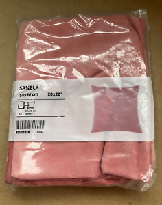 IKEA Dark Pink Cushion Cover 50 x 50 cm 605.164.54 - Velvet NEW