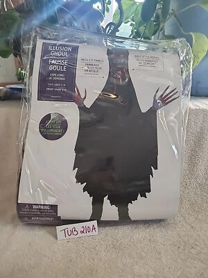 Disfraz Illusion Robed Ghoul - Niño Grande (12-14) - Negro/Gris/Rojo Foto 1 de 4