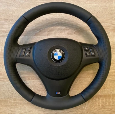 OEM BMW M Sport Steering Wheel E90 E91 E92 E93 M3 E82 E81 E87 E88 COMPLETE - Image 1 of 4