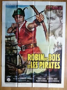 ROBIN DES BOIS UND DIE PIRATEN Original Filmplakat 160x120 '61 Lex Barker - Bild 1 von 1