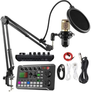 Home Studio Recording Kit Music Package Bundle Mixer Condenser Equipment Podcast - Picture 1 of 6