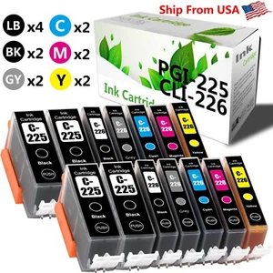 14PK PGI 225 CLI 226 Ink Cartridge PGI 225XL CLI 226XL for PIXMA MG8120 MG6120 - Picture 1 of 2