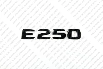 Carta maletero emblemas negro brillante para Mercedes-Benz E250 W210 W211 W212 W213 W214 Foto 1 de 4